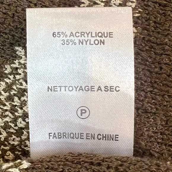 Miss Me Blend In Camo Kimono Oversized Cardigan Sweater S Long Duster Open Front - Picture 12 of 12